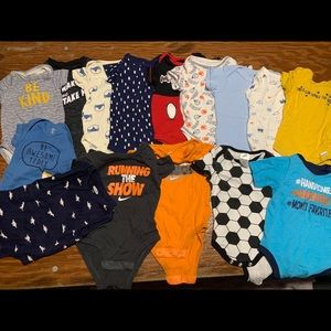 Baby boy onesies 15 total